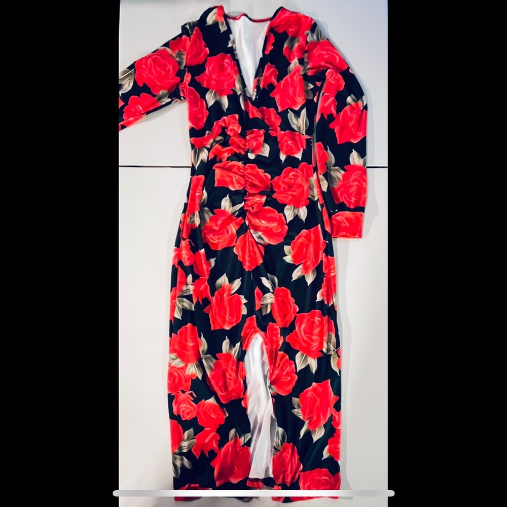 Floral Long Sleeve Dress